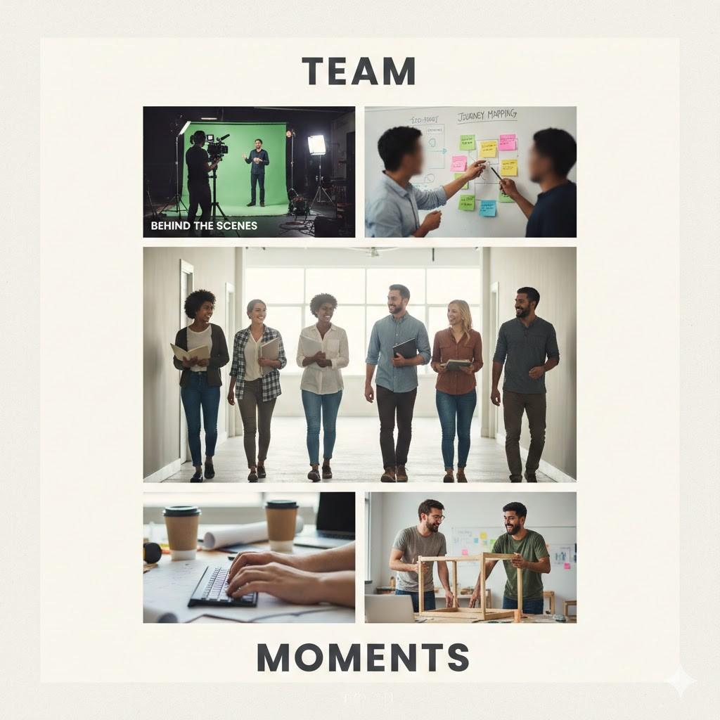 create a personal content on social media