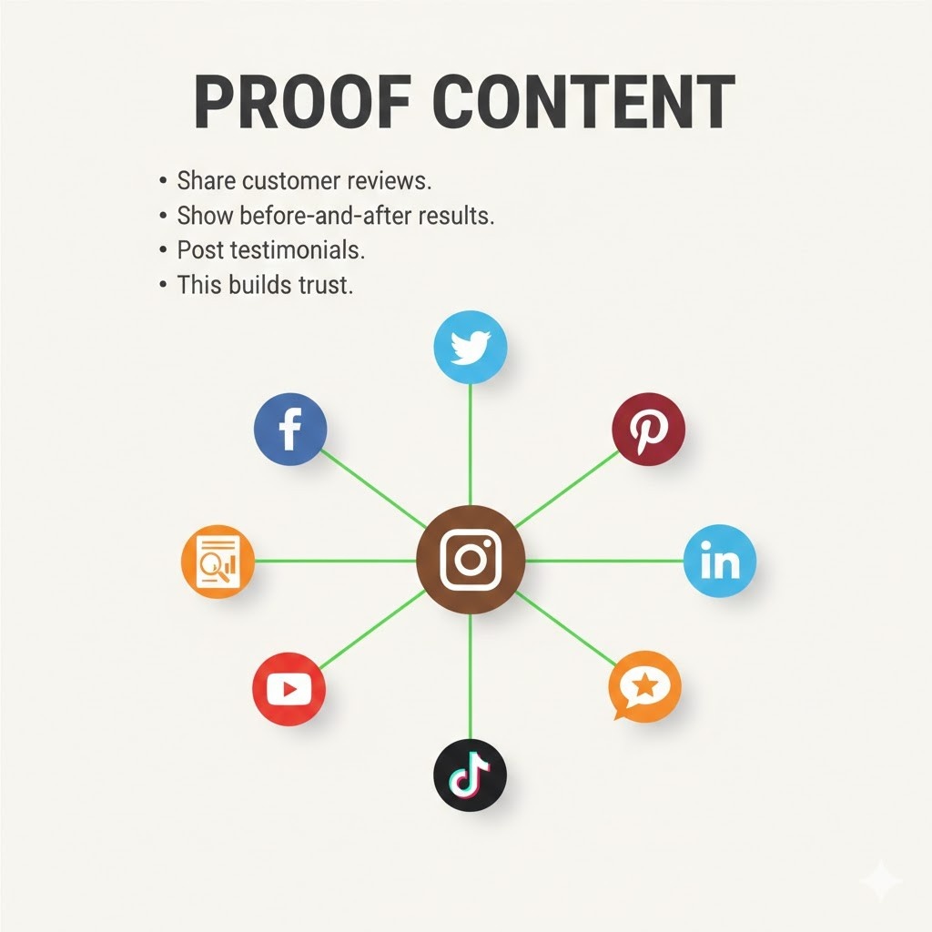 proof content for social media marketing 